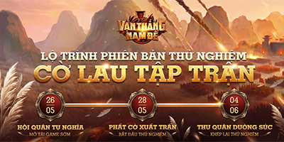 Vạn Thắng Nam Đế chính thức mở cửa phiên bản thử nghiệm 