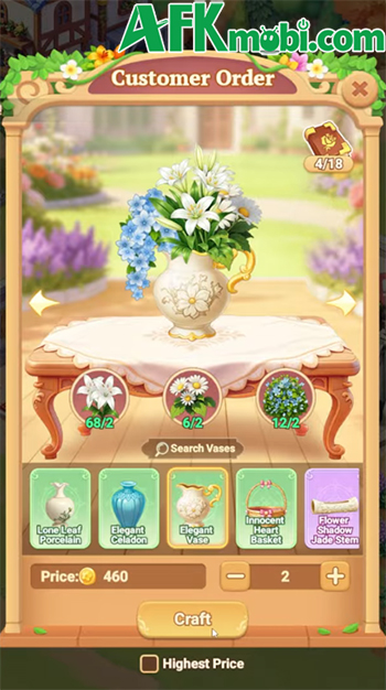 Vườn Hoa Hạnh Phúc - Gzone chính là tên gọi của game The Cozy Florist tại thị trường Việt Nam 2