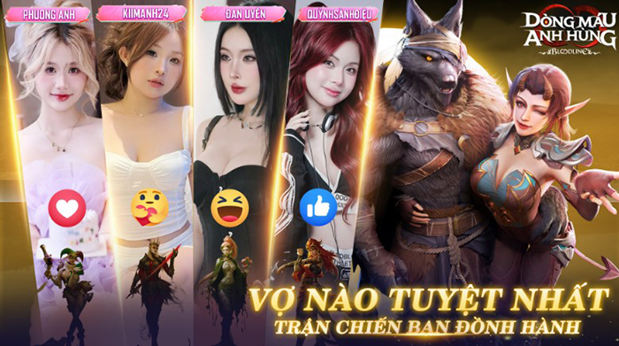 Dàn streamer đình đám tham gia “ghép đôi – sinh con” trong game Bloodline: Dòng Máu Anh Hùng gây bão mạng 5