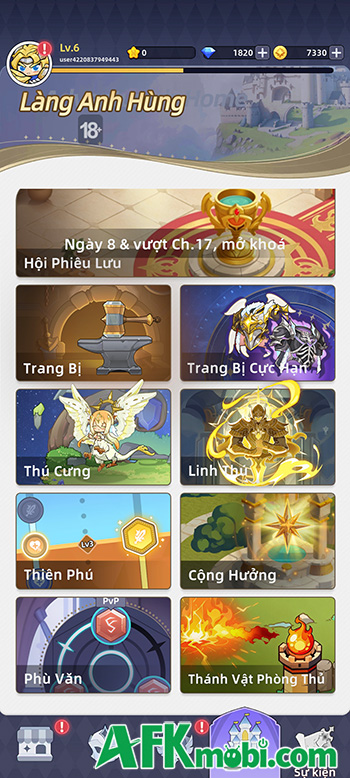 Trải nghiệm Vận Mệnh Anh Hùng game thủ thành như đánh cược 10