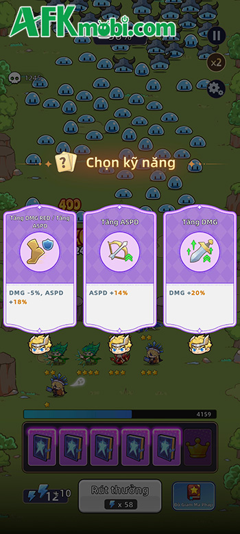 Trải nghiệm Vận Mệnh Anh Hùng game thủ thành như đánh cược 6