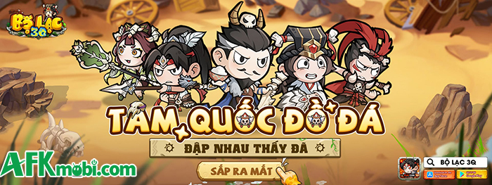 Bộ Lạc 3Q game idle thẻ tướng Tam Quốc có phong cách tiền sử hài hước độc đáo 1