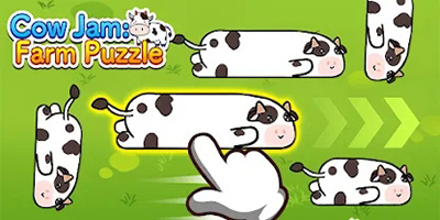 Cow Jam Farm Puzzle đưa game thủ giải quyết những vụ tắc đường của những chú bò sữa