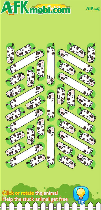 Cow Jam Farm Puzzle đưa game thủ giải quyết những vụ tắc đường của những chú bò sữa 1