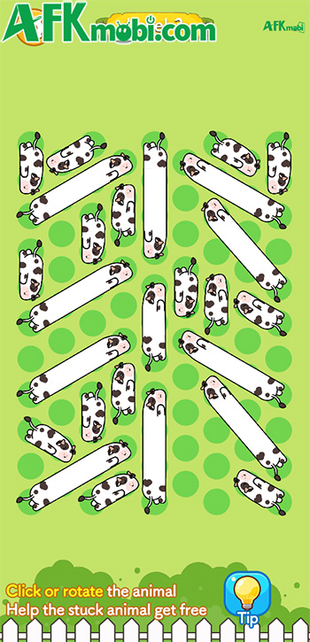 Cow Jam Farm Puzzle đưa game thủ giải quyết những vụ tắc đường của những chú bò sữa 2