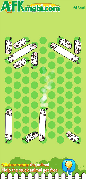Cow Jam Farm Puzzle đưa game thủ giải quyết những vụ tắc đường của những chú bò sữa 3
