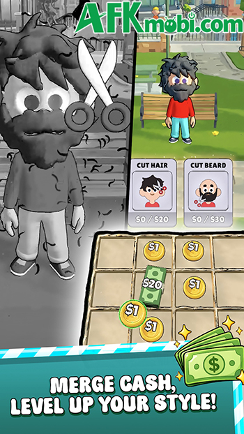Street Life 2: Merge Tap Idle game clicker kết hợp yếu tố hợp nhất để gầy dựng sự nghiệp 1