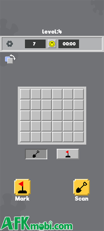 Doodle Minesweeper Unblocked game casual giải đố đưa bạn suy luận để dò mìn 1