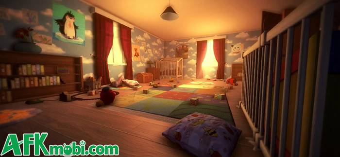 Vào vai một đứa trẻ bị mắc kẹt trong một cơn ác mộng kỳ lạ với game Among the Sleep Mobile 1