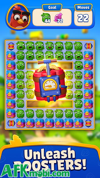Angry Birds Match game giải đố match-3 lấy chủ đề từ thương hiệu Angry Birds nổi tiếng 3