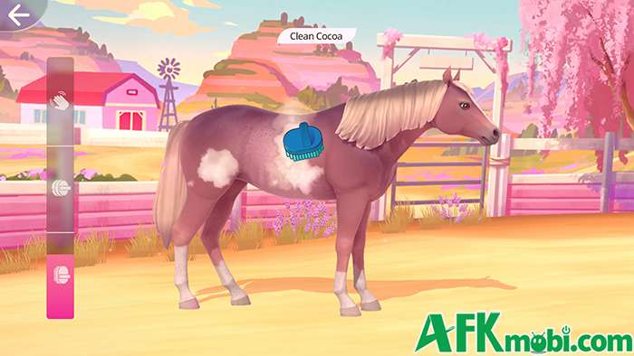 Giải cứu đồng thời chăm sóc những chú ngựa trong game Barbie Horse Ride & Rescue 2