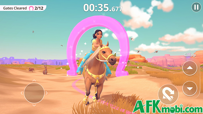 Giải cứu đồng thời chăm sóc những chú ngựa trong game Barbie Horse Ride & Rescue 3
