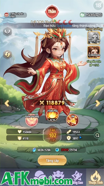 Những vị tướng đáng để đầu tư trong giai đoạn đầu của game Tiên Nghịch Mobile 1