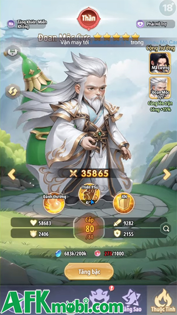 Những vị tướng đáng để đầu tư trong giai đoạn đầu của game Tiên Nghịch Mobile 3