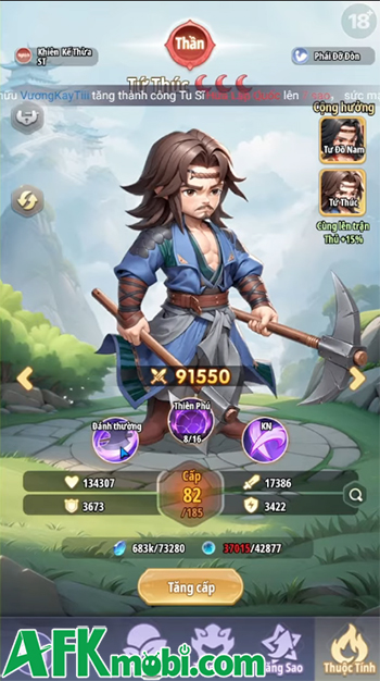 Những vị tướng đáng để đầu tư trong giai đoạn đầu của game Tiên Nghịch Mobile 8