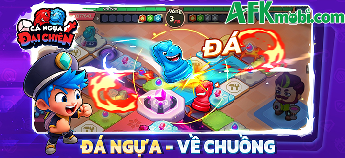 Cá Ngựa Đại Chiến Zingplay board game di động dựa trên trò chơi cờ cá ngựa quen thuộc 3