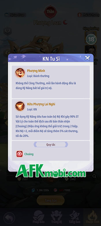 Những điều cần biết khi xây dựng một chiến đội Tu Sĩ trong game Tiên Nghịch Mobile 8 Những điều cần biết khi xây dựng một chiến đội Tu Sĩ trong game Tiên Nghịch Mobile 8