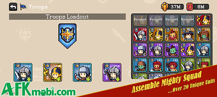 Crownguard game chiến thuật cần bạn bảo vệ cho nhân vật chỉ huy trước bọn quân thù 1