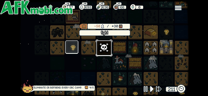 Xây dựng lại vương quốc đồng thời bảo vệ người dân khỏi bóng tối tại game Dawnfolk Mobile 3