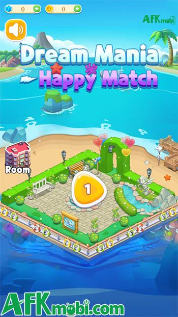 Dream Mania Happy Match game giải đố xếp khối match-3 lấy chủ đề sinh vật biển 0