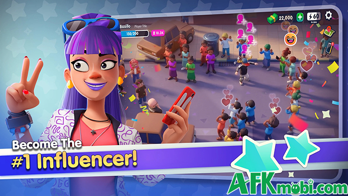 Bắt đầu cuộc hành trình trở thành người nổi tiếng trong FameGame: My Influencer Life 0
