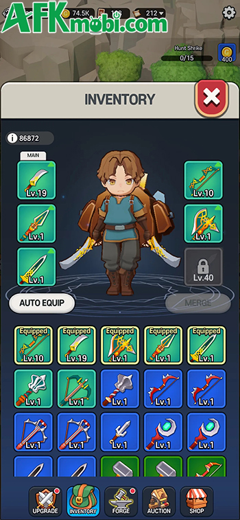Săn bọn quái vật để phát triển nhân vật trong game nhập vai FANTASYxHUNTERS 1
