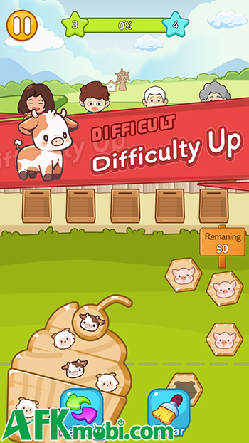Farm Animal Sort Puzzle game casual giải đố đơn giản lấy chủ đề nông trại 2