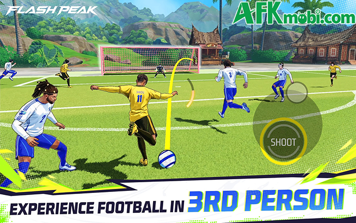 Flash Peak game thể thao bóng đá độc đáo với góc nhìn thứ ba kèm cơ chế thi đấu đội 0