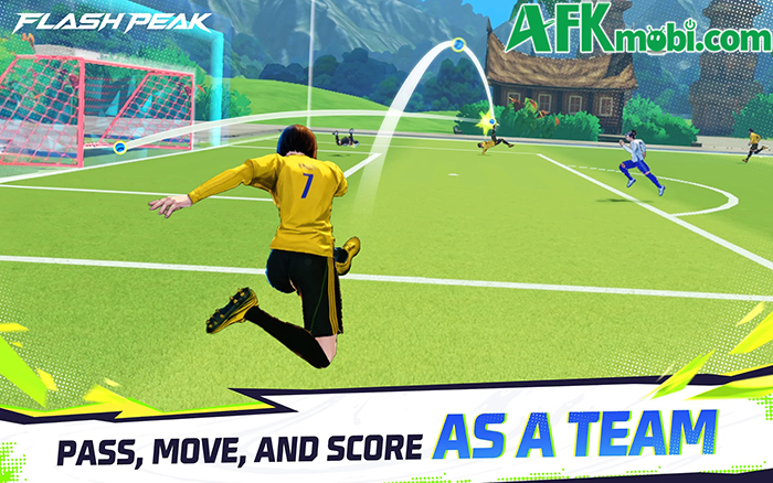 Flash Peak game thể thao bóng đá độc đáo với góc nhìn thứ ba kèm cơ chế thi đấu đội 2