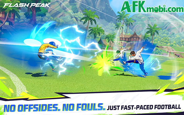 Flash Peak game thể thao bóng đá độc đáo với góc nhìn thứ ba kèm cơ chế thi đấu đội 3