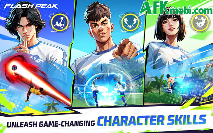 Flash Peak game thể thao bóng đá độc đáo với góc nhìn thứ ba kèm cơ chế thi đấu đội 4