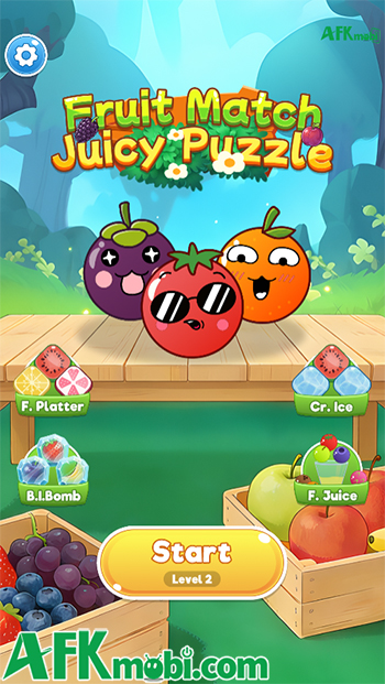 Fruit Match Juicy Puzzle game casual giải đố với lối chơi chọn trái cây để nhấn thả 0