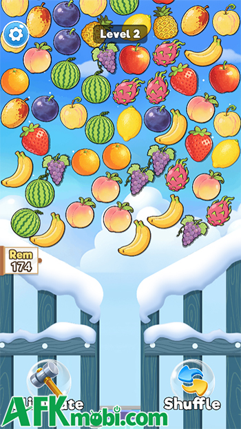 Fruit Match Juicy Puzzle game casual giải đố với lối chơi chọn trái cây để nhấn thả 1