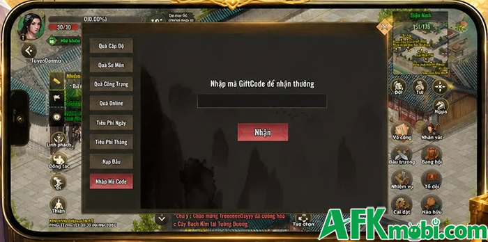 Tổng hợp gift code game Tình Kiếm Truyền Kỳ Mobile mới nhất trong tháng 0