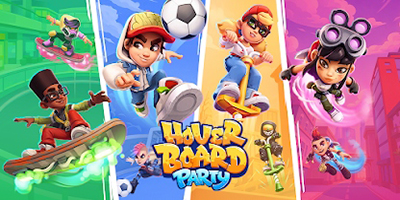 Hoverboard Party cho các người chơi so tài qua các vòng đấu minigame khác nhau