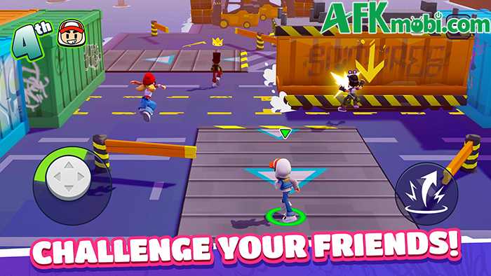 Hoverboard Party cho các người chơi so tài qua các vòng đấu minigame khác nhau 0
