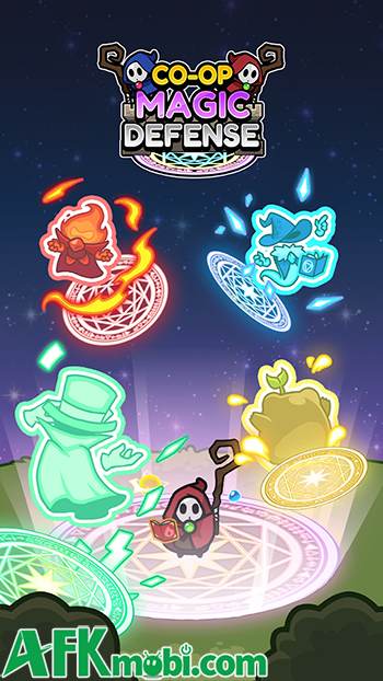 Cùng pháp sư phòng thủ trước các đợt quái vật trong game Magic Defense: Co-op Wizard TD 0