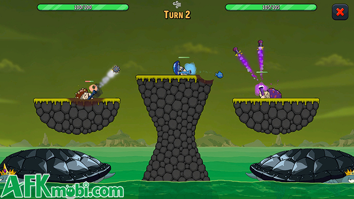 Mush Boom game bắn súng canh tọa độ lấy chủ đề cuộc chiến bảo vệ rùa giữa những cây nấm 2