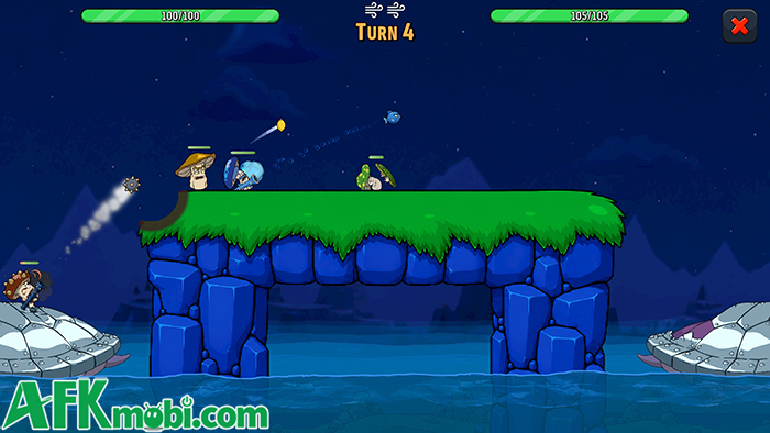 Mush Boom game bắn súng canh tọa độ lấy chủ đề cuộc chiến bảo vệ rùa giữa những cây nấm 4