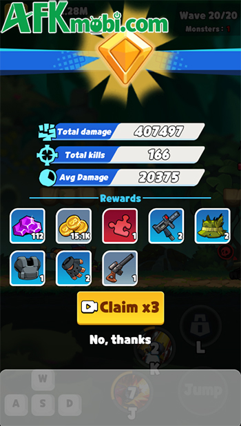 Điều khiển gấu trúc càn quét các khu vực trong game Panda Dash Auto Shooting 4