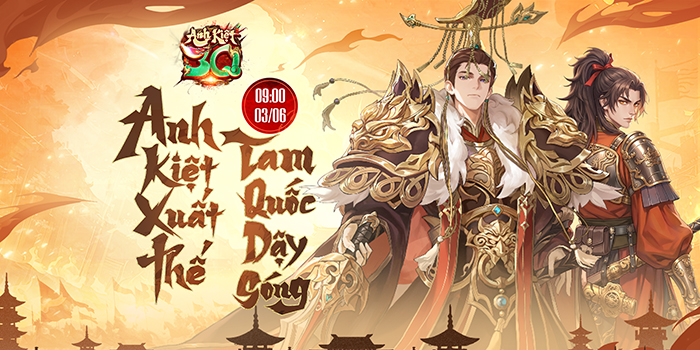 Anh Kiệt Tam Quốc chính thức ra mắt 9h ngày 3/6, tặng mô hình Quan Vũ 1:4 cực hiếm