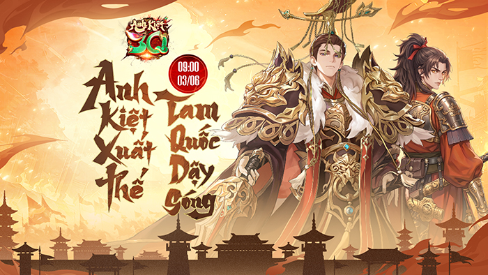 Anh Kiệt Tam Quốc chính thức ra mắt 9h ngày 3/6, tặng mô hình Quan Vũ 1:4 cực hiếm 0