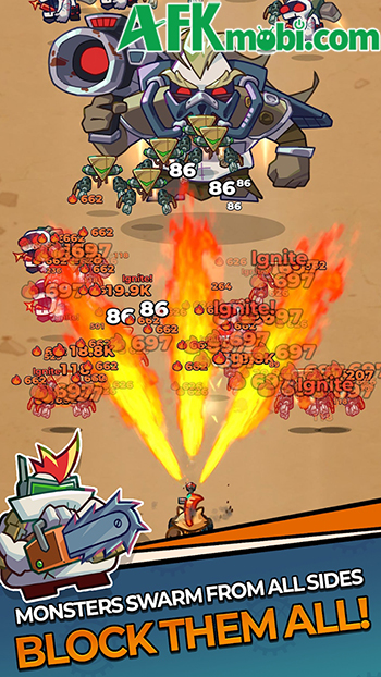 Cùng chú gấu mèo phòng thủ trong game auto-shooter Proteccoon: Tower Defense 1