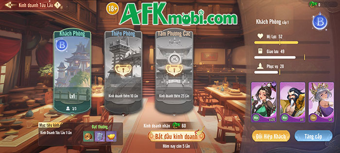 Hào Khí Du Hiệp game đấu tướng mang đến một thế giới võ lâm phong phú, bao la 10