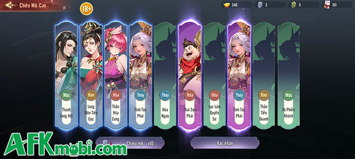 Hào Khí Du Hiệp game đấu tướng mang đến một thế giới võ lâm phong phú, bao la 12