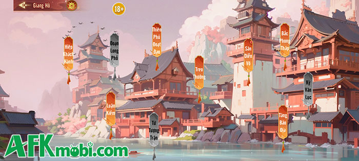 Hào Khí Du Hiệp game đấu tướng mang đến một thế giới võ lâm phong phú, bao la 8