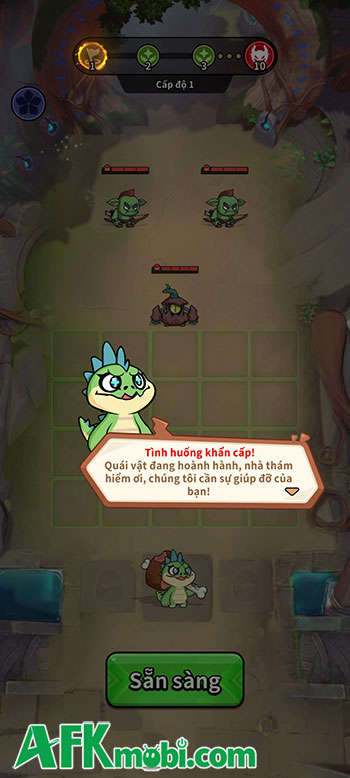 Gầy dựng những trận hình anh hùng với chỉ huy cá sấu mini trong game Ối! Croco 1