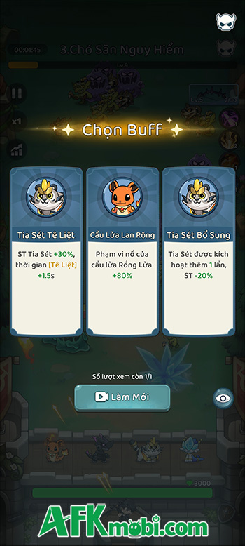 Cùng những người bạn thần thú đầy uy lực phòng thủ trước các đợt kẻ thù với Thú Cưng Bão Đạn 11