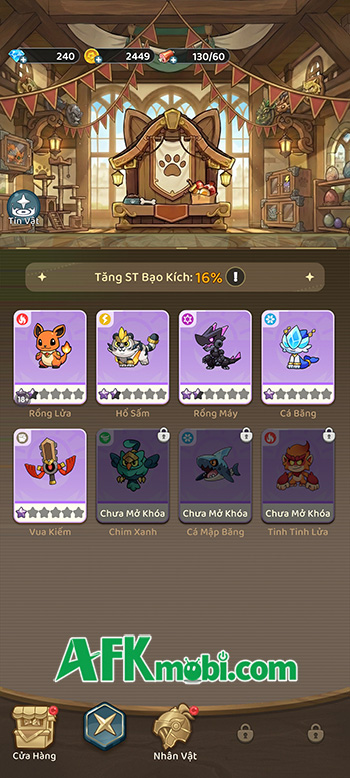 Cùng những người bạn thần thú đầy uy lực phòng thủ trước các đợt kẻ thù với Thú Cưng Bão Đạn 7
