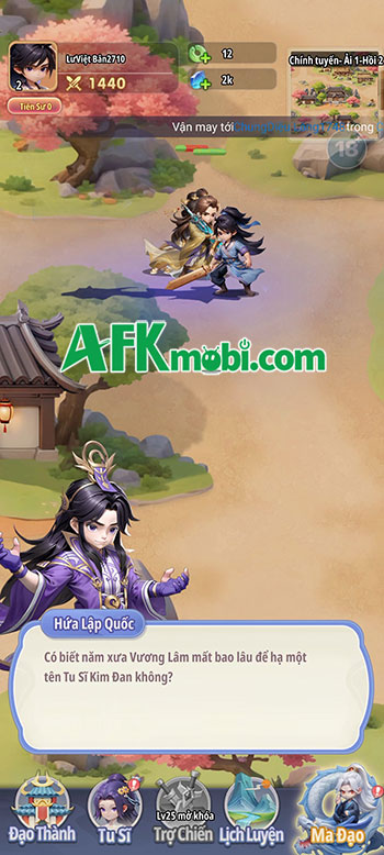 Tiên Nghịch Mobile với trải nghiệm đấu tướng kết hợp tu tiên trong thế giới của bộ Tiên Nghịch 2
